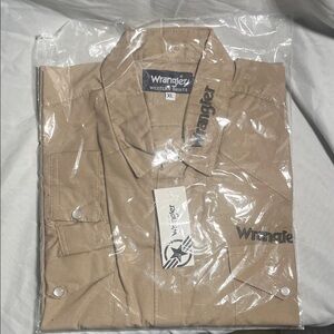Wrangler Beige Western Shirt XL